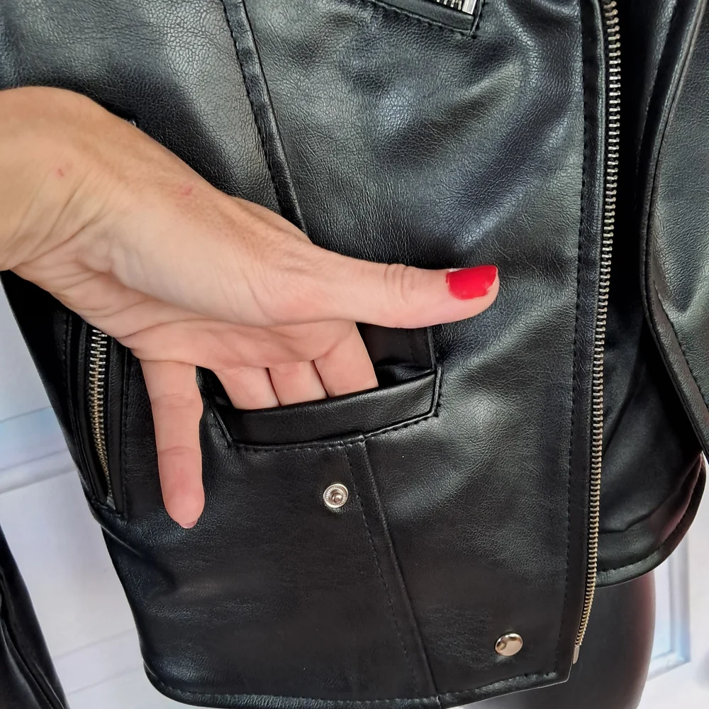 Killstar Black Spiked Biker Jacket - Picture 9 of 10